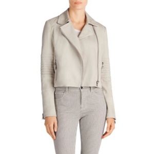 J Brand Aiah Suede Jacket in Clay